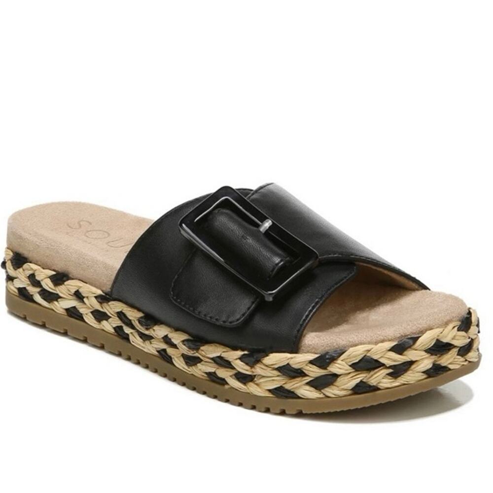 Soul Naturalizer Daybreak sandals with raffia Sz 9.5